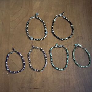 Handmade bracelets sold separately